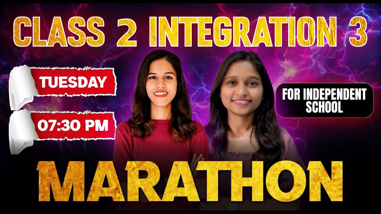 Class 2 Public exam | Integration 3 | Marathon | Exam Winner Class 2