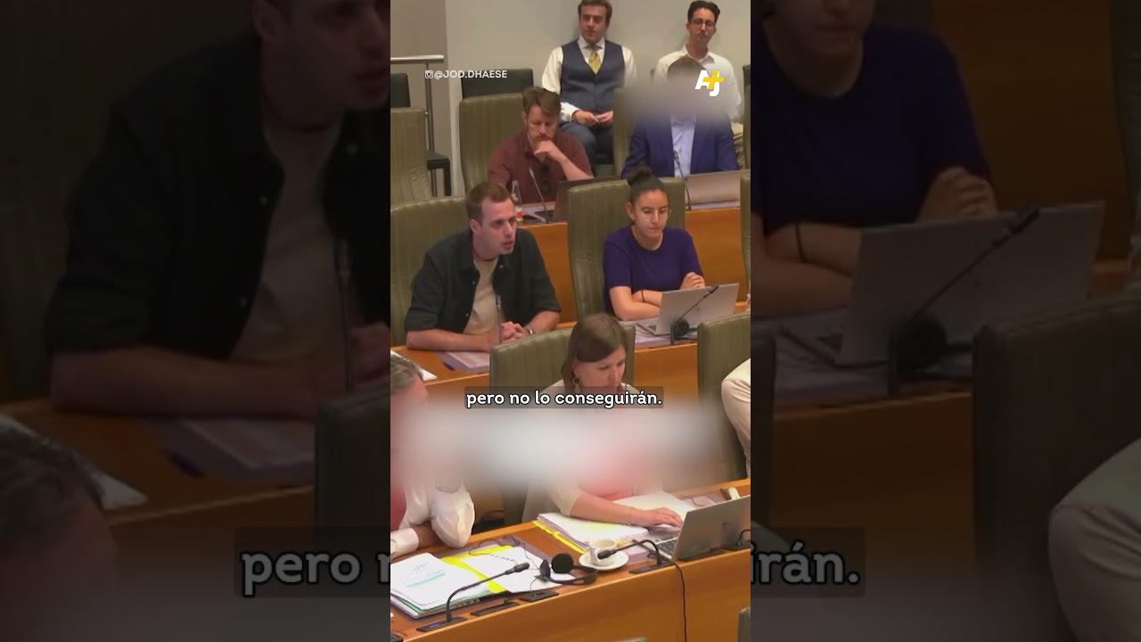 Diputado belga encara a embajadora de Israel #shorts