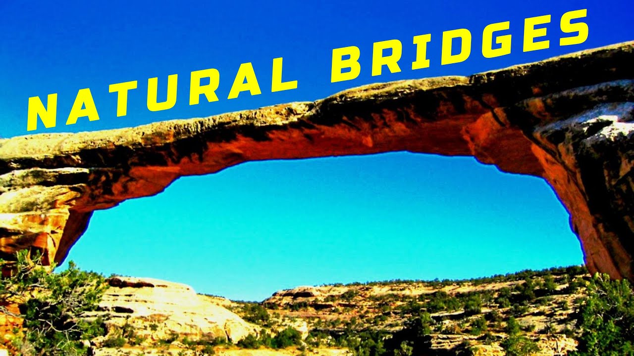 DRIVING ON A CLIFF EDGE ROAD UTAH !!! (NATURAL BRIDGES NATIONAL PARK)