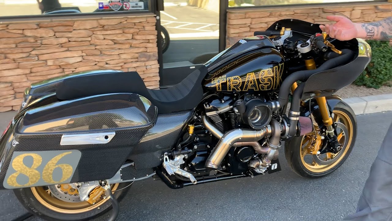 Мотоцикл Harley Turbo от Trask Performance готов стать королём баггеров.