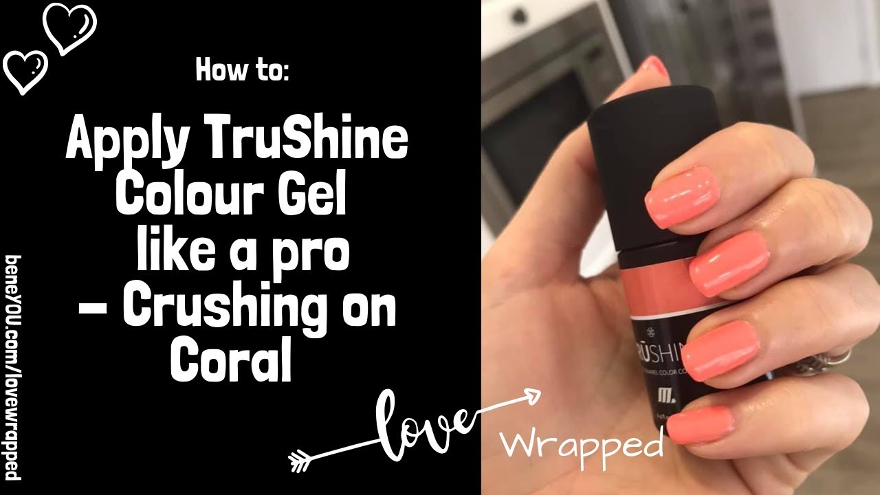 How to Apply Jamberry TruShine Gel Colour - full even coverage manicure.