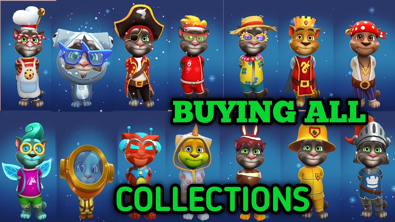 My Talking Tom 2 - Buying All Collections - GAMEPLAY 4U