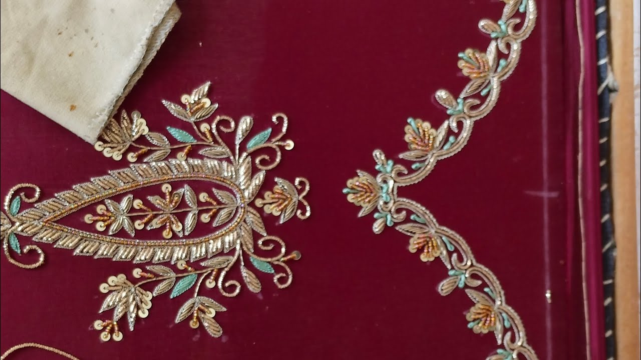 New hand embroidery trending |karva chauth special suit|trending embroidery designs 