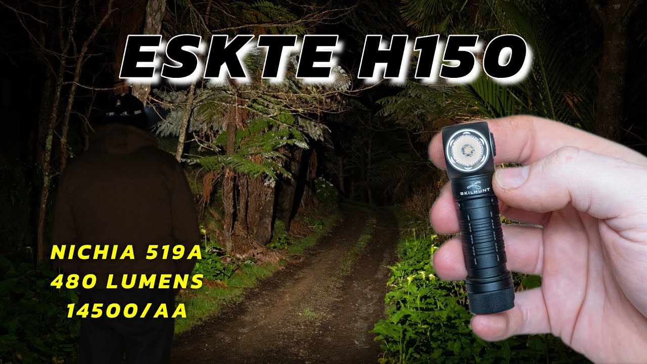 ESKTE/Skilhunt H150, Nichia 519A, Magnetic Charging, 14500/AA