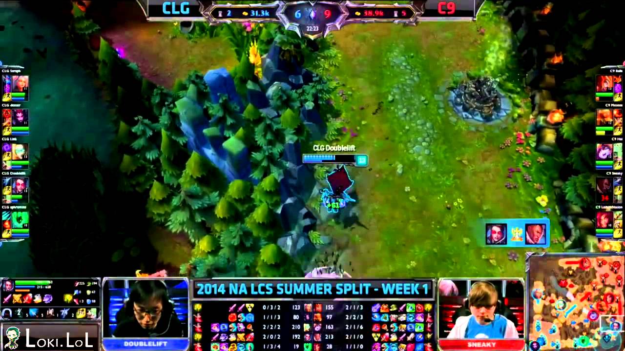 Doublelift vs Sneaky 1v1