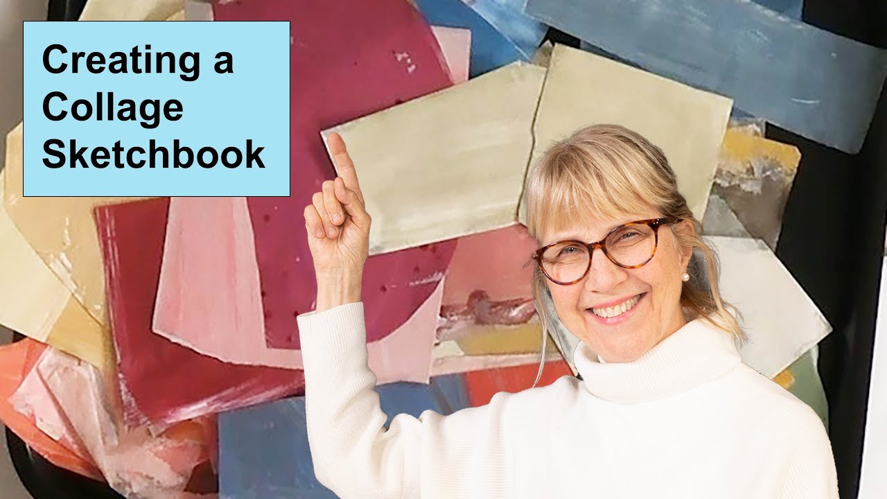 Creating a Collage Sketchbook / Art with Adele