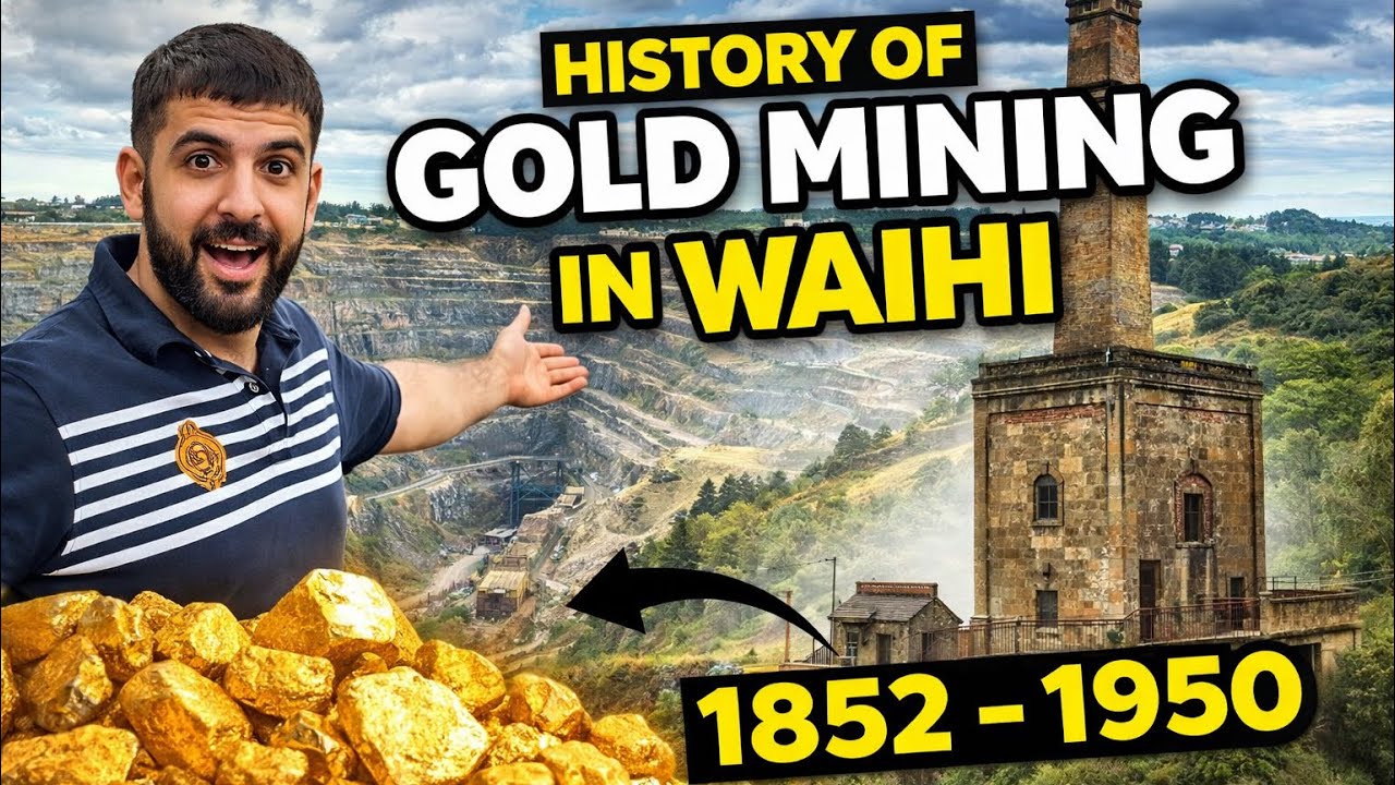Waihi Gold Mine Lookout 😲 | New Zealand में इतनी बड़ी Gold Mining Machines!