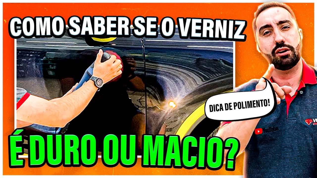 APRENDA COMO DESCOBRIR A  DUREZA DO VERNIZ NO POLIMENTO | Vai ficar Mais Fácil polir assim.