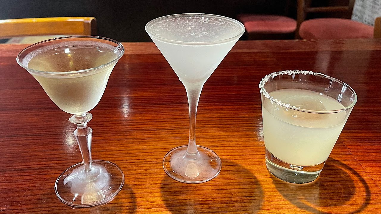 ３人のお客様にカクテルを時間差なく提供する巨匠バーテンダーの技　その２