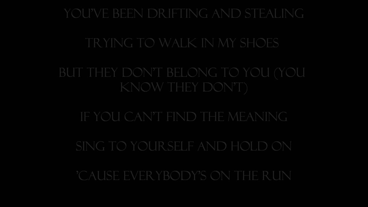 Noel Gallagher's High Flying Birds - Everybody's On The Run - Lyrics (HD)
