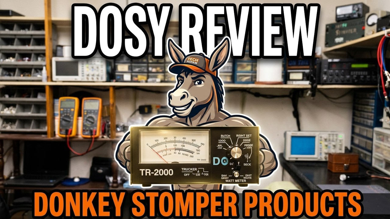 Donkey Stomper Products, Dosy TR-2000 Trucker,  Watt meter Test/Review