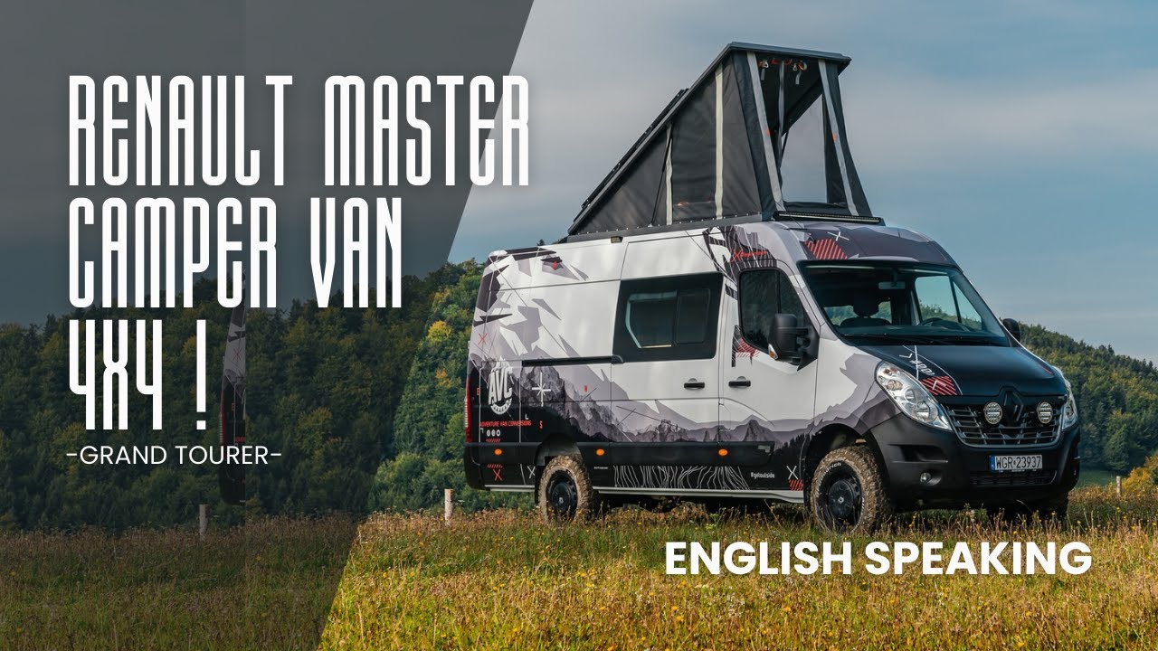 VAN TOUR ENG I RENAULT MASTER 4x4 GT Rebel | Strong alternative for 4x4 Sprinter! Real Off-road Van!