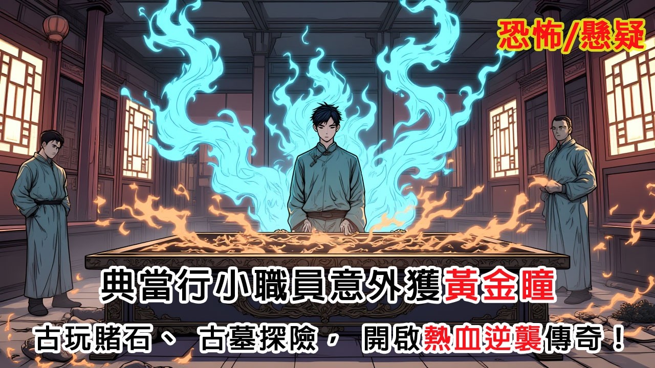 典當行小職員意外獲黃金瞳，古玩賭石、古墓探險，開啟熱血逆襲傳奇！​#靈異小說#懸疑小說#恐怖小說#驚悚故事