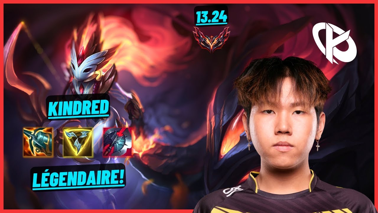 KC BO: KINDRED VS GRAVES (JGL) DOUBLE KILL, LÉGENDAIRE - EUW GRANDMASTER - PATCH 13.24