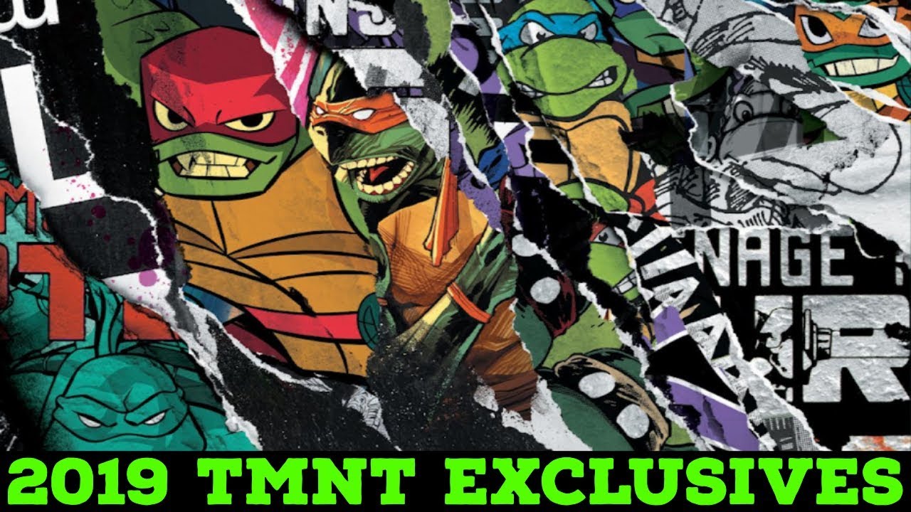 SO MANY New TMNT Exclusives | Comic Con 2019, Batman vs. TMNT, and Much More! [TMNT Figures 2019]