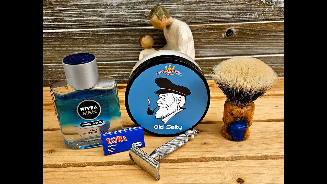 039 - Crown King Old Salty Soap with Nivea 2 in 1 After shave
