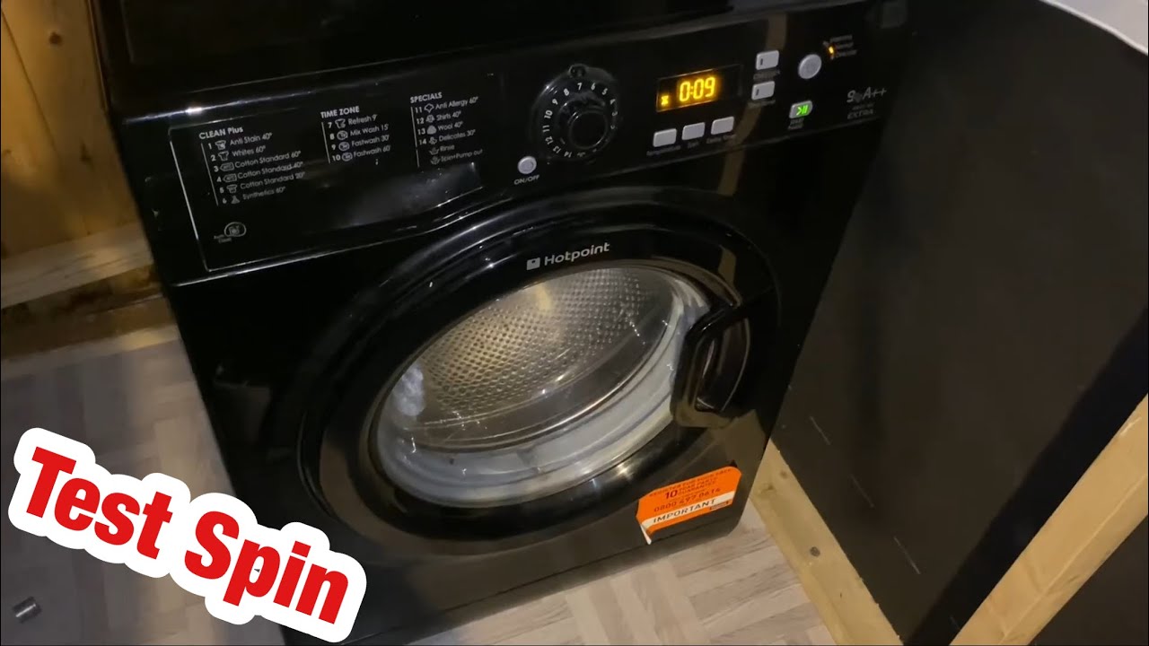 Стиральная машина Hotpoint Extra WMXTF942 || Тестовый отжим