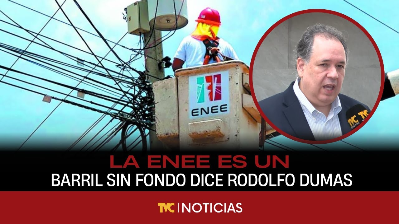 La ENEE es un barril sin fondo, dice Rodolfo Dumas