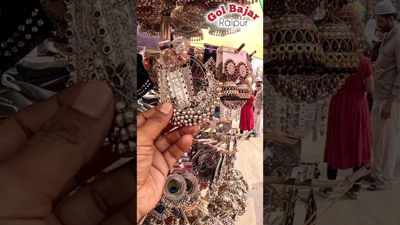 Gol Bajar  Sunday Market  Raipur Street Shops Follow For More Updates 