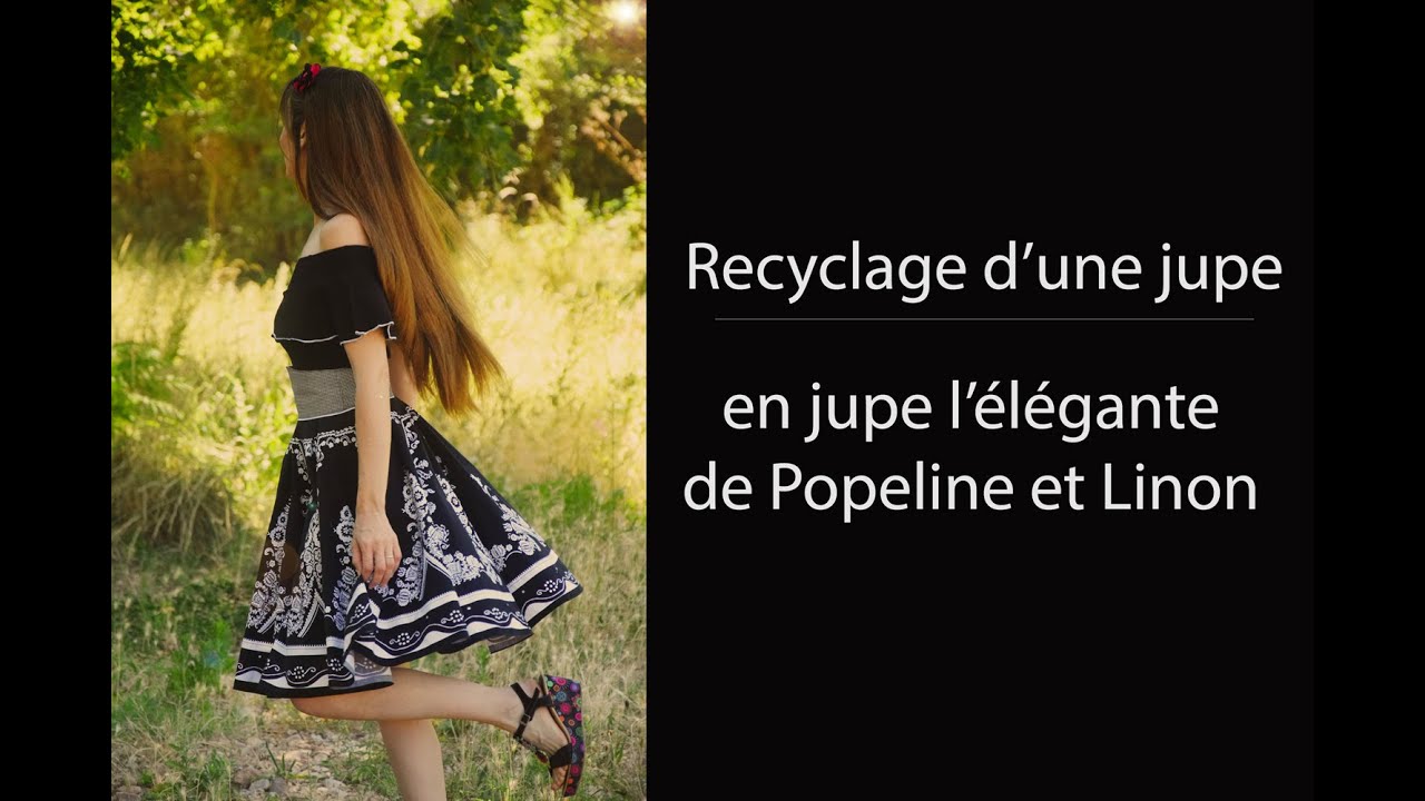 Jupe l'Elégante en recyclage (partie 1)
