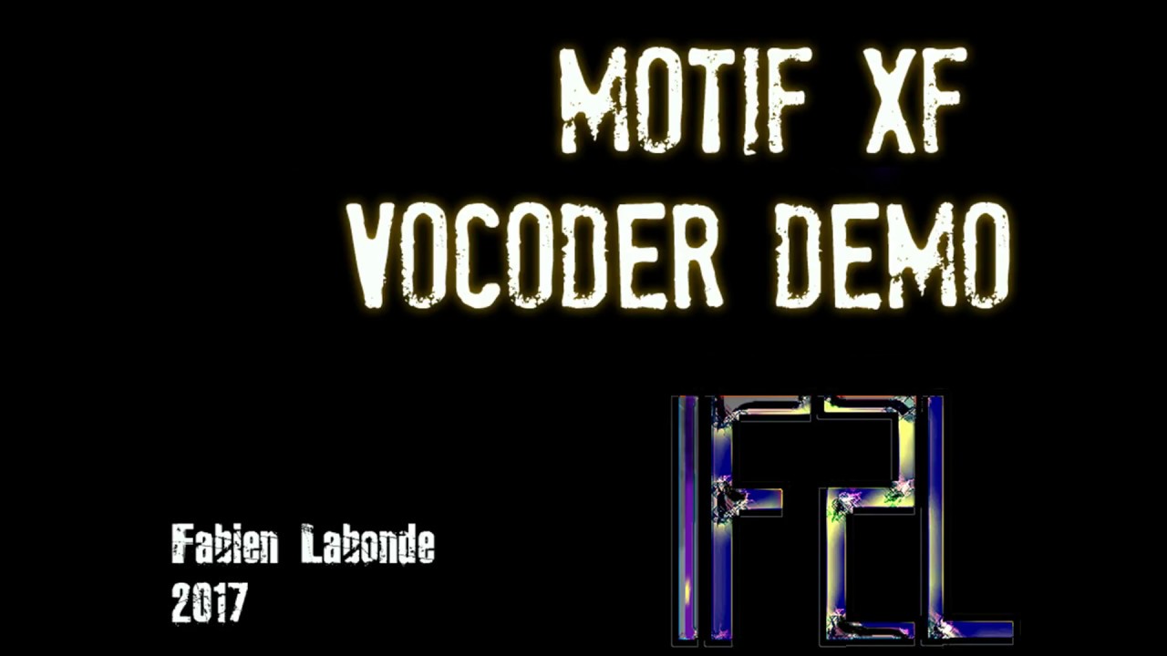 SYNTH DEMO #9 Yamaha Motif XF - Vocoder Demo