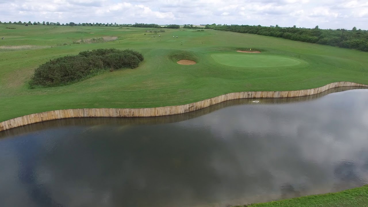 St. Ives Golf Club Lake Sleeper Face Installation