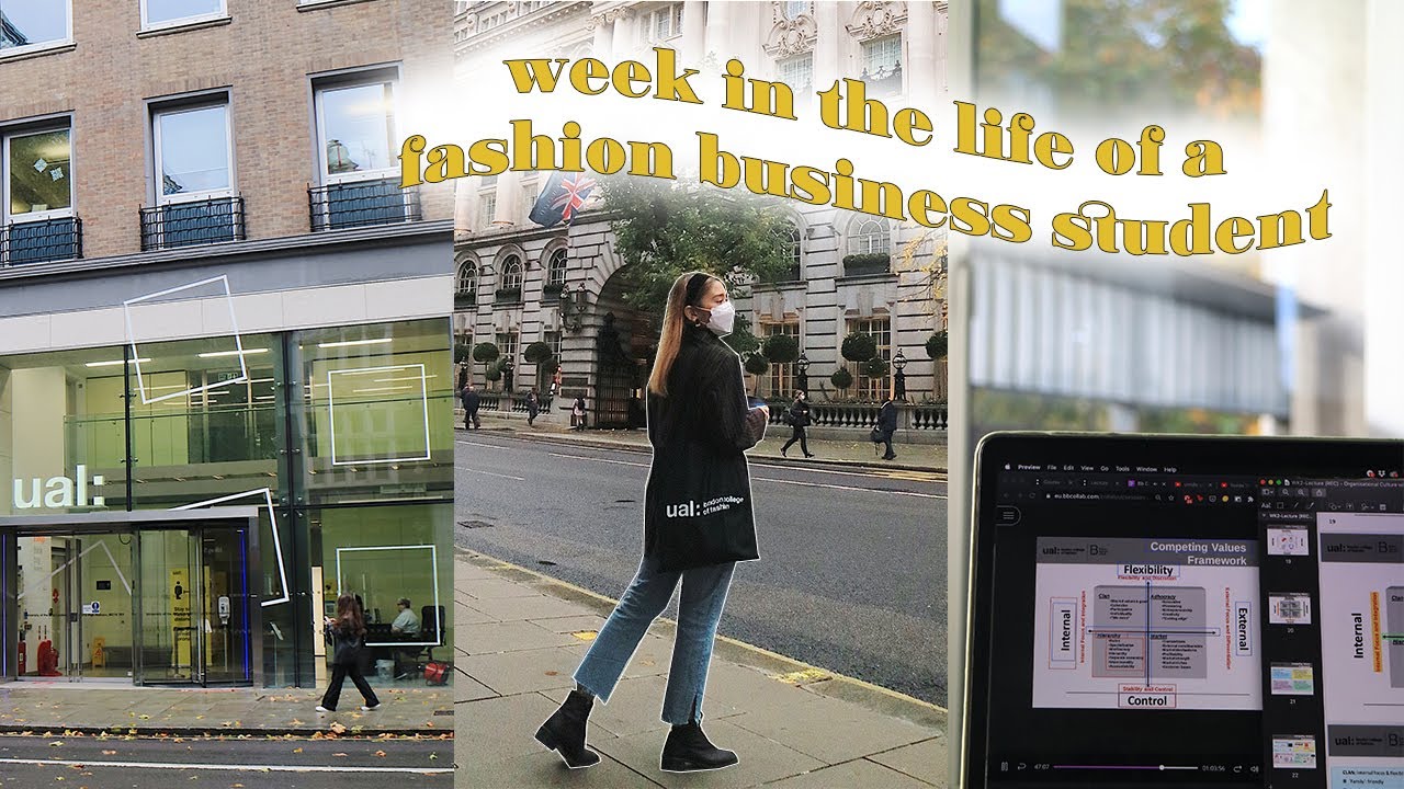 week in the life of a fashion business student! london college of fashion ☆