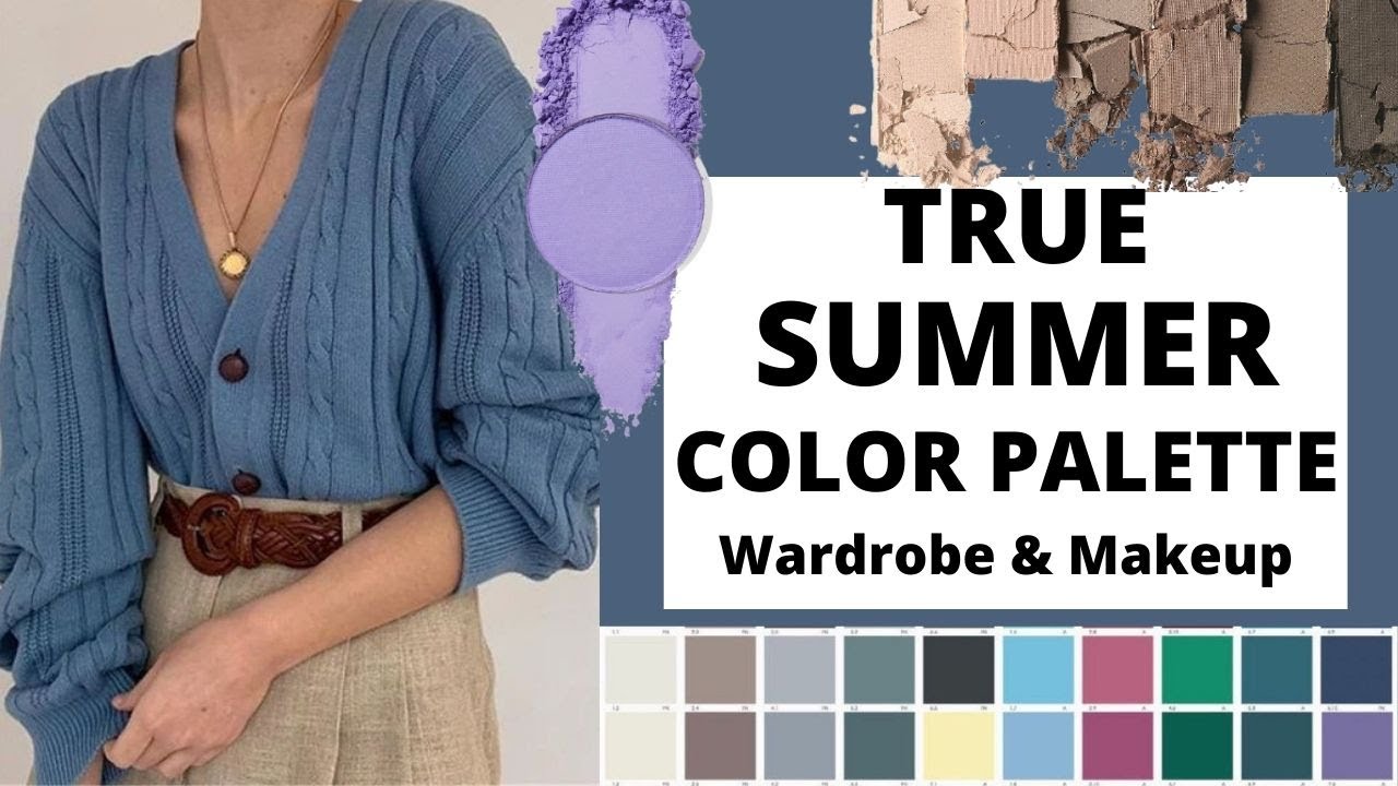 TRUE SUMMER COLOR PALETTE FOR WARDROBE AND MAKEUP