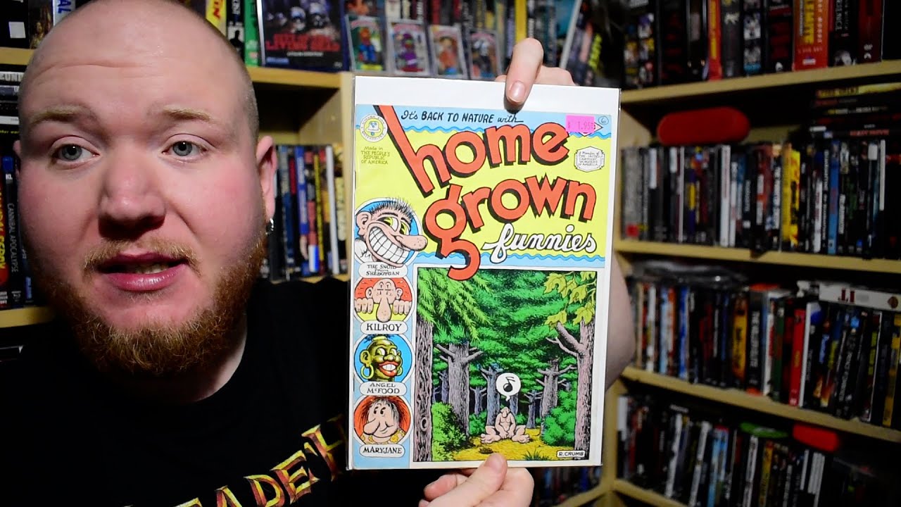 UNDERGROUND COMIX HAUL - GREG IRONS - R.CRUMB - PETER BAGGE