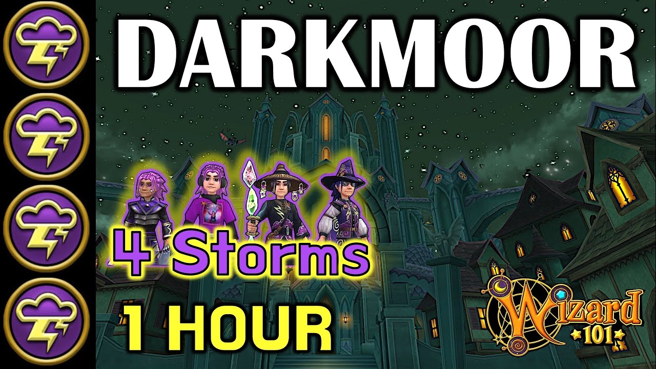 Wizard101 - 4 MAX STORM против DARKMOOR (в 1 видео!)