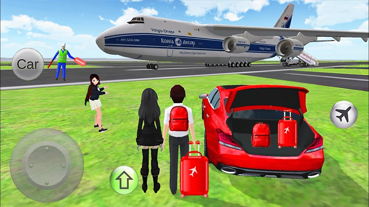 Car to Plane Travelling Experience Today - 3D Driving Class 2026 - Car Game - 3D Driving Class