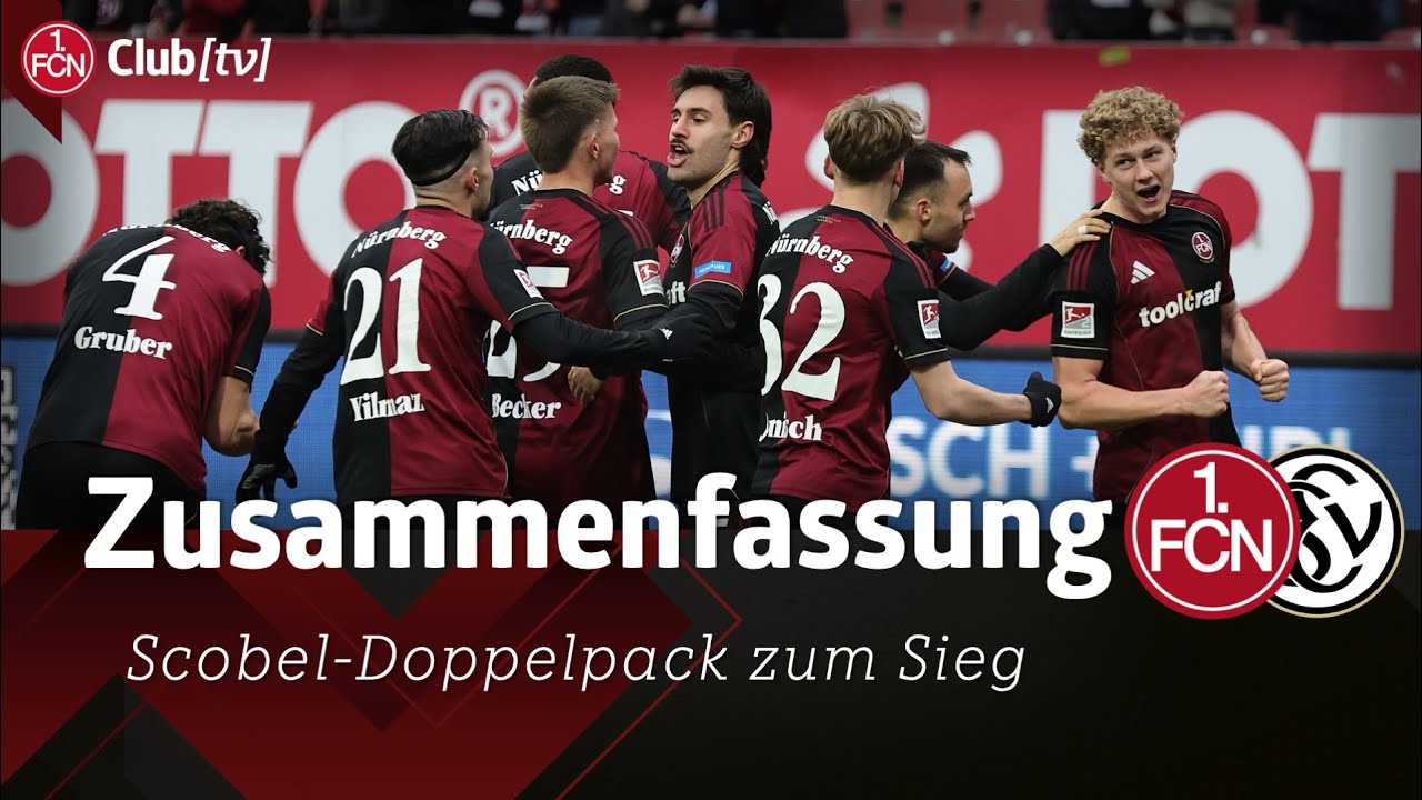 Nürnberg - Elversberg Zusammenfassung | 18. Spieltag der 2. Bundesliga | 1. FC Nürnberg