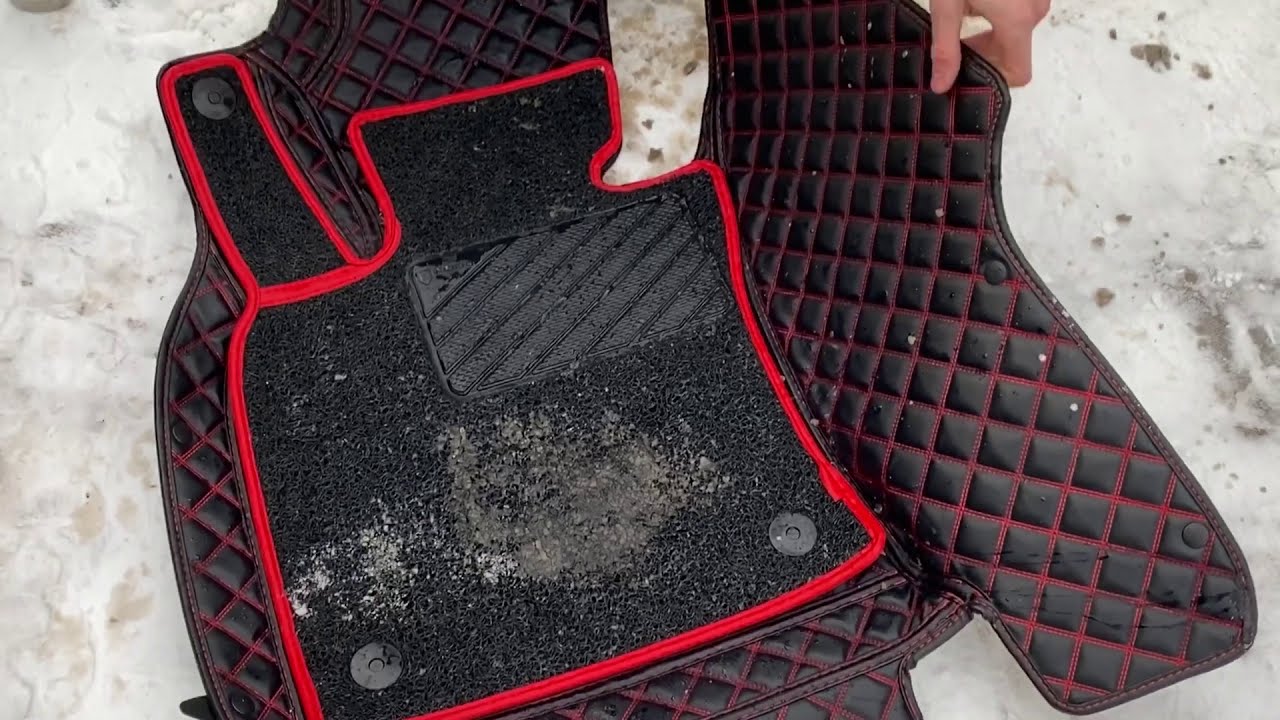 Сравнение 3D ковров из экокожи с ковриками EVA