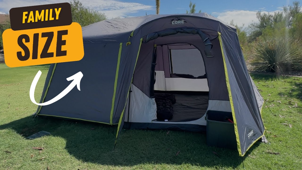 Big Family Camping Made Easy: CORE 9 Person Instant Cabin Tent with Full Rainfly Review