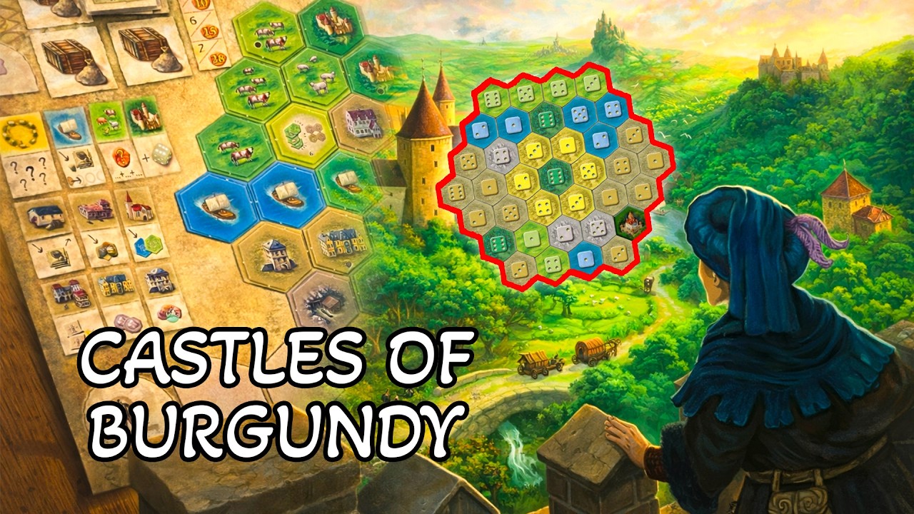 Castles of Burgundy BGA Gameplay – Can I finish my Yellow region ??