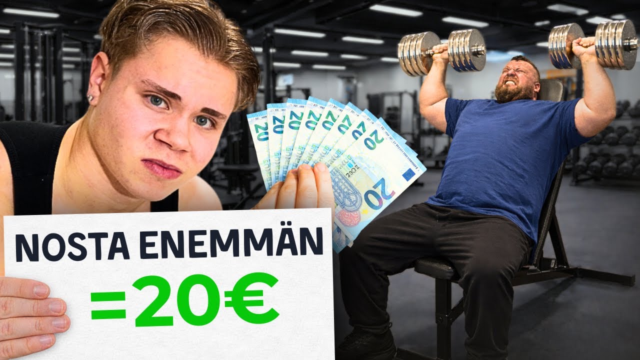 Nosta Enemmän Kuin Minä MISSÄ TAHANSA Liikkeessä, Niin VOITAT 20€