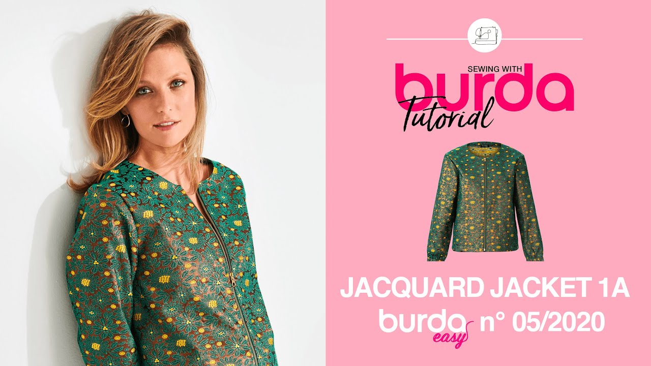 1A Jacquard Jacket | BURDA EASY #5 – Sep/ Oct 2020