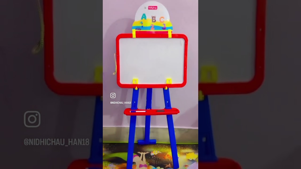 Babyhug 8 in 1 easel board assembling link k liye comment Kare #babytoys  #youtubeshorts #toddlers