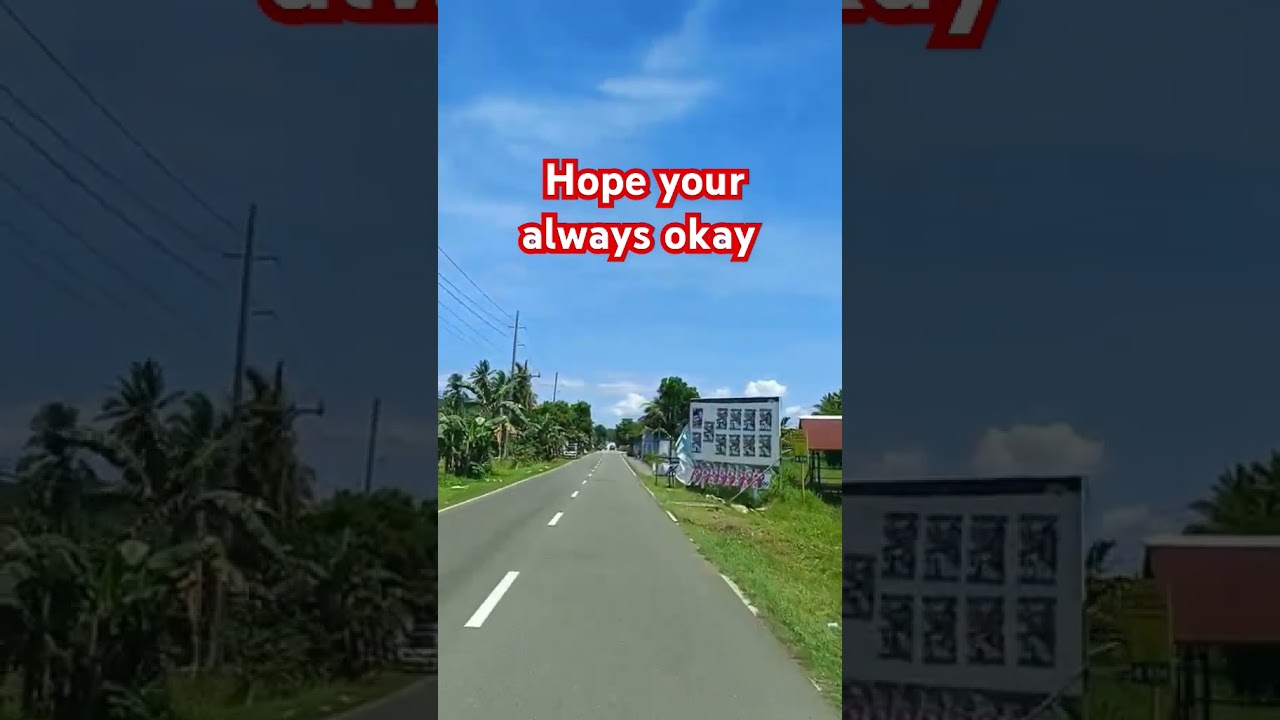 Beautiful Road Leyte Province Clean and Green#asmr#satisfying #roadtrip #shorts #ytviral