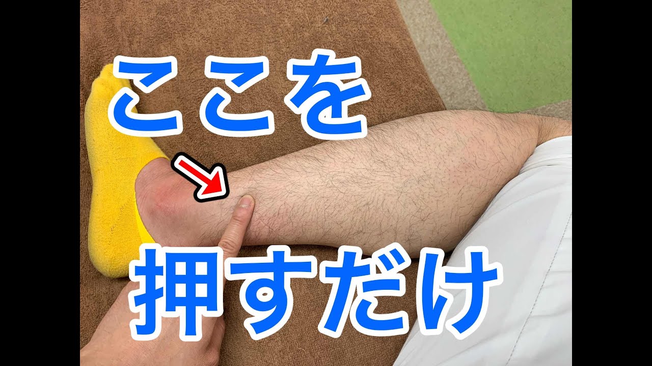 【２０秒ケア】足首の捻挫を経験した方は必ず押す場所は「長母趾屈筋」を筋膜リリース　　神戸市の【慢性腰痛】専門 整体院　大鉄 ~Daitetsu~