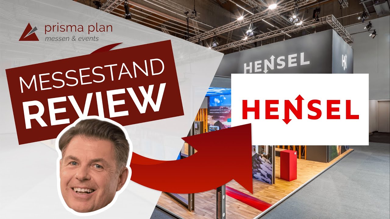 RIESIGER Hensel Messestand auf der Light + Building 2024 - Messestand Review - prisma plan