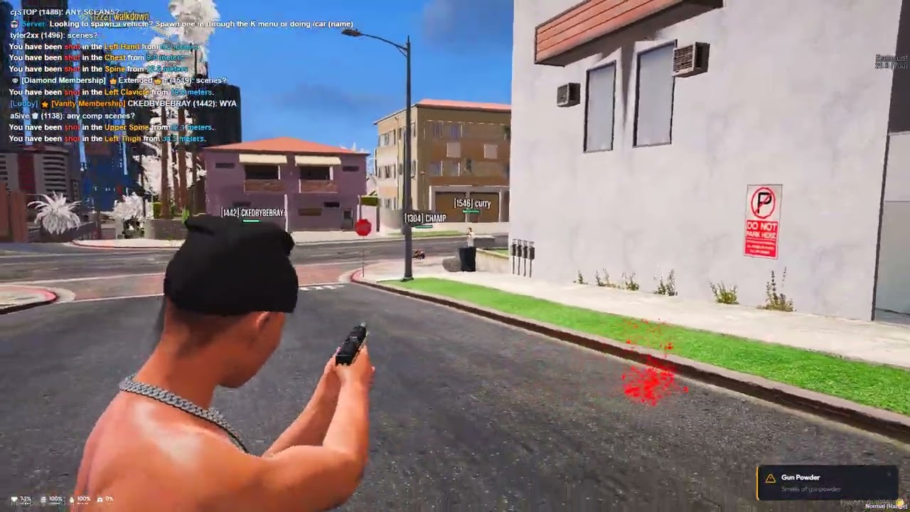we drenched our opps on gta rp