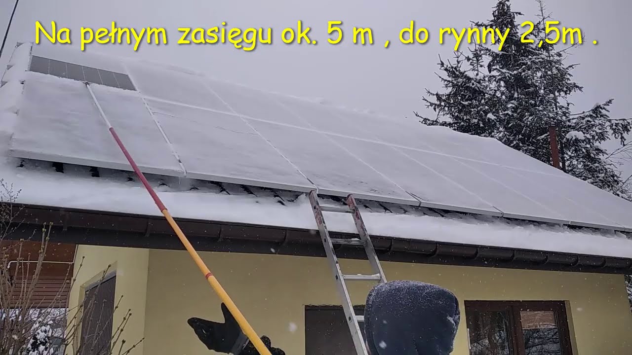Fotowoltaika - odśnieżarka za 80 zł. Jak w tej roli sprawdzi się 