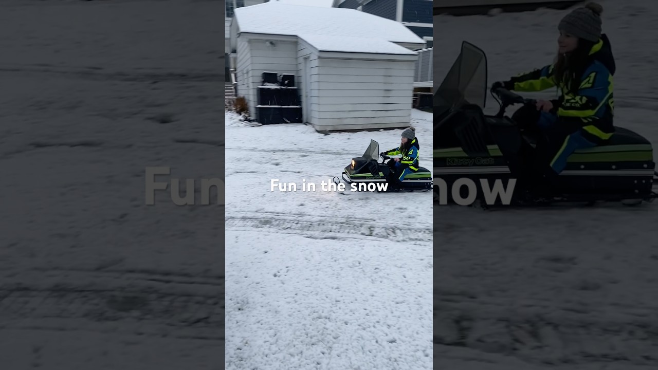 #music #song #funinthesnow #funinsnow #snow #snowmobile #kidsridingbike #deeppowder #powderplay