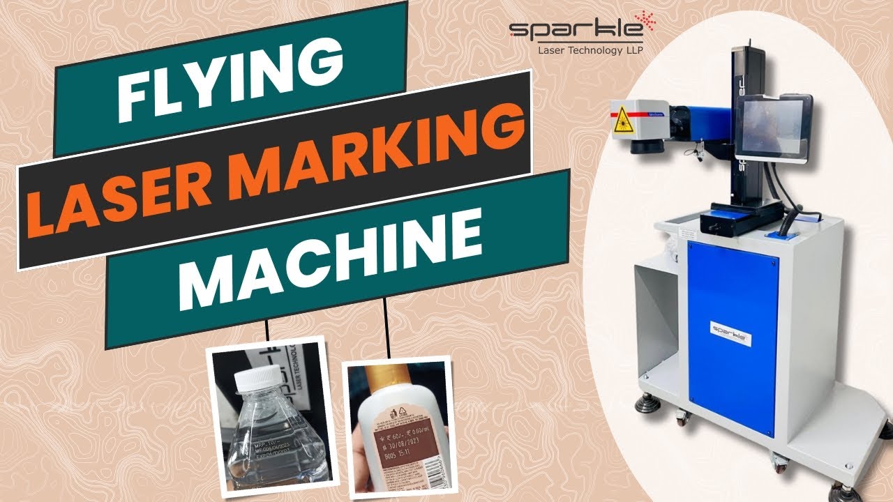 Industrial Continues Online Flying Laser Marking Machine For Bottle