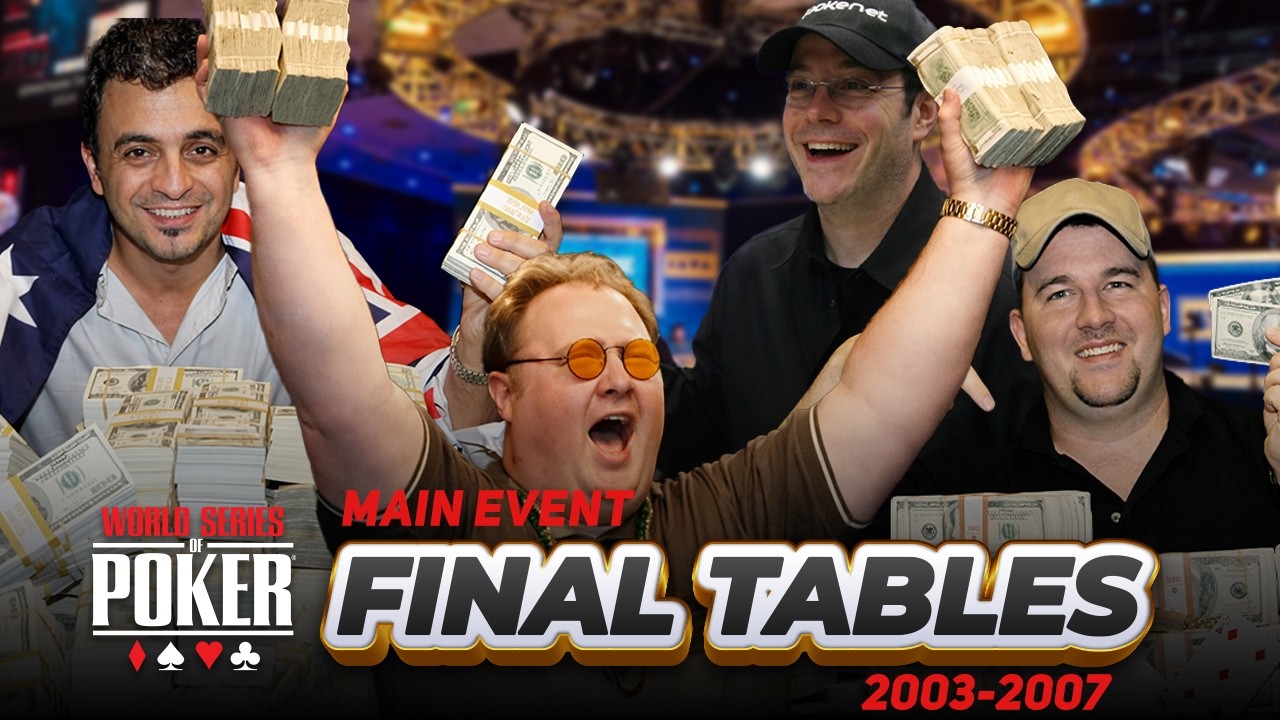 EVERY WSOP Classic Main Event Final Table! (2003–2007)