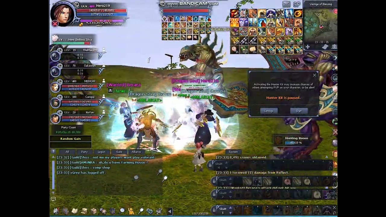 Rohan Eternal Vengeance - Hero219 F2P POWER vs Beraea, GOSHA and HQKILLER