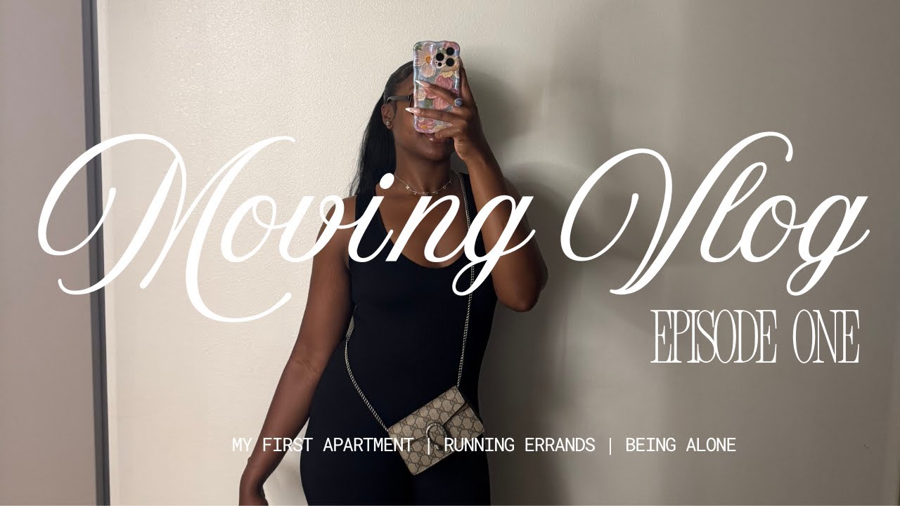Moving Vlog Ep.1 | Moving From Atlanta To Baltimore, My First Apartment, Being Alone, & More