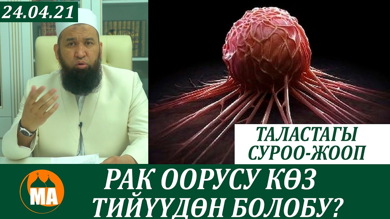 Рак оорусу көз тийүүдөн болобу? Таластагы суроо-жооп 24.04.21