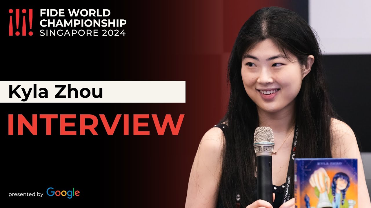 Interview with Kyla Zhou | FIDE World Championship, presented by Google